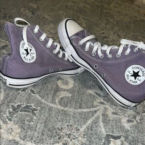 Converse Purple Sneakers Stylish and Durable